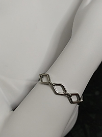 Bakla Model Çelik Bileklik Gümüş Renk