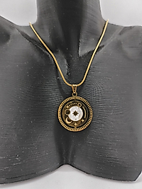 Gezegenler&Atroloji Gold Çelik Kolye