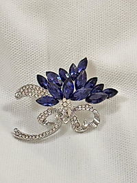 GÜmüş Taş Detay Broş