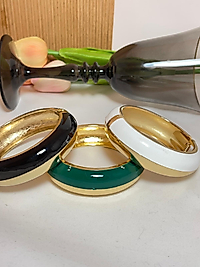 Siyah Gold Kalın Kelepçe