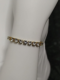 Taşlı Gold Su Yolu Bileklik