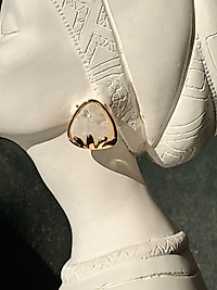 Çilek küpe beyaz renk