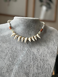 Deniz Kabuğu Kolye Gold Detay