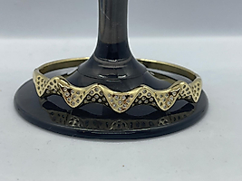 Xupıng Dalga Model Zırkon Taş Detay Kelepçe