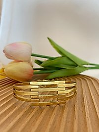 Gold Rengi Kaburga Model Kelepçe