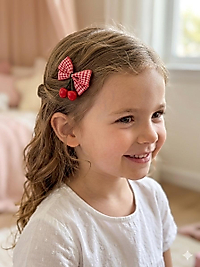 KİRAZLI ÇİFT PENS TOKA