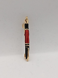 Kırmızı Renk Dolmakalem Broş