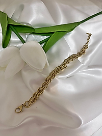 14K Vip Seri Burgu Model Bileklik