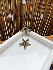 Deniz Yıldızı Gold  Küpe