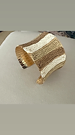 Hasır Krem Kahve Kelepçe