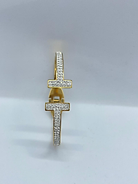 Zirkon Taş Detay Marka Kelepçe