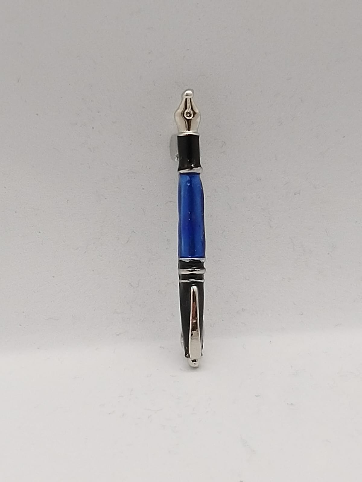 Mavi Renk Dolmakalem Broş