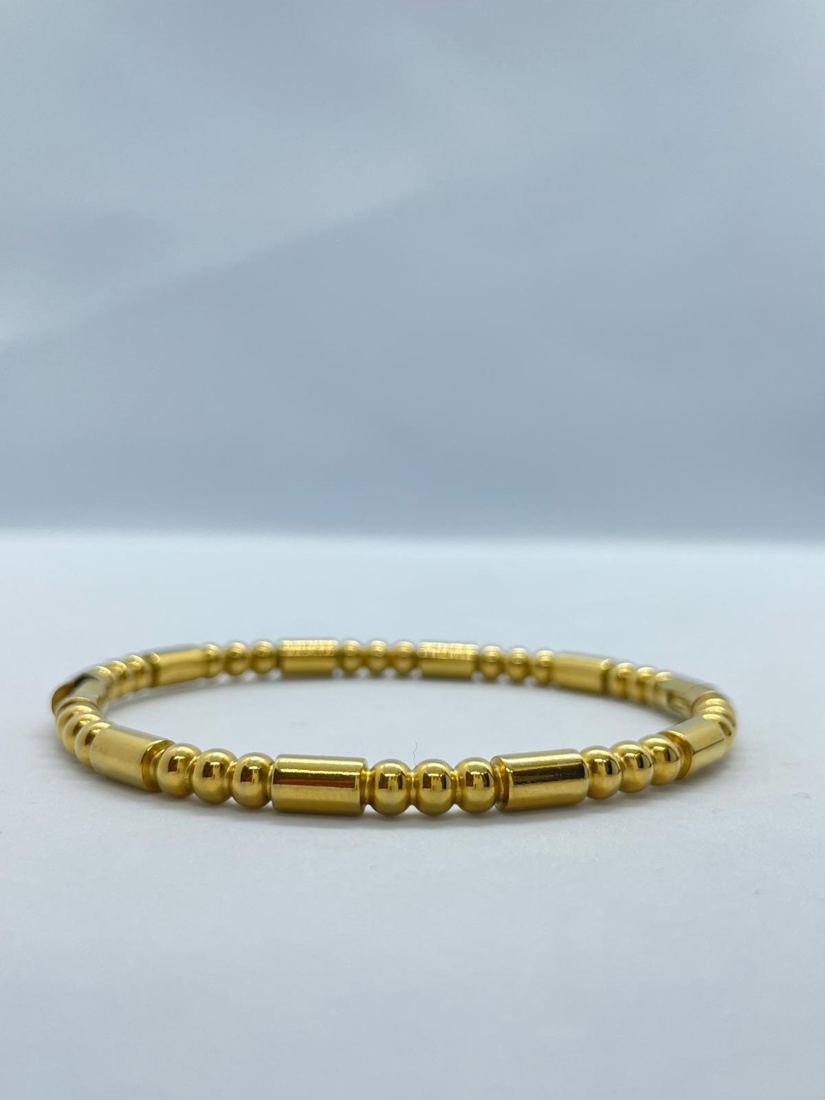 Gold Rengi Top Detay ince Kelepçe