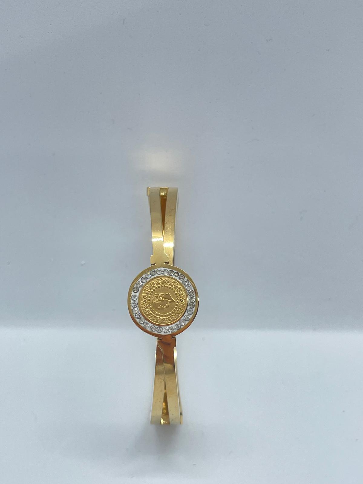 Lira Model Taş Detay Kelepçe