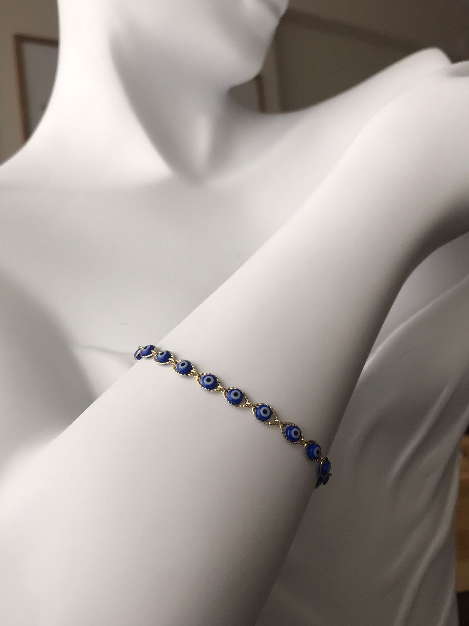 Gold Nazar Boncuk Bileklik