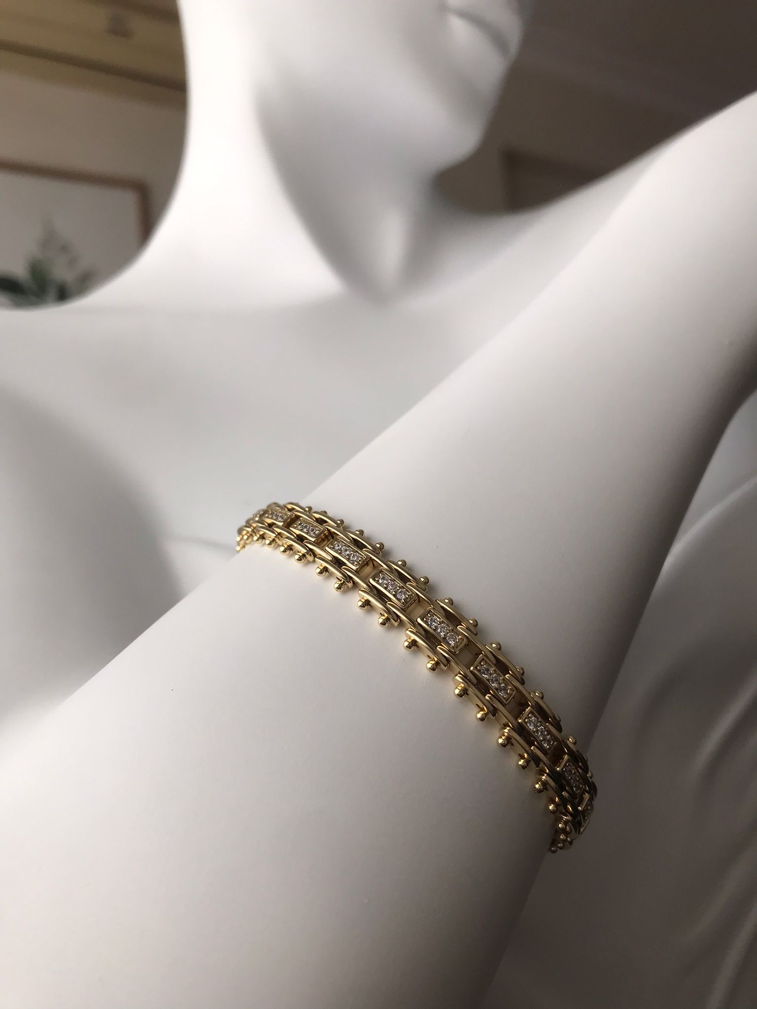 14K Taş Detay Bileklik