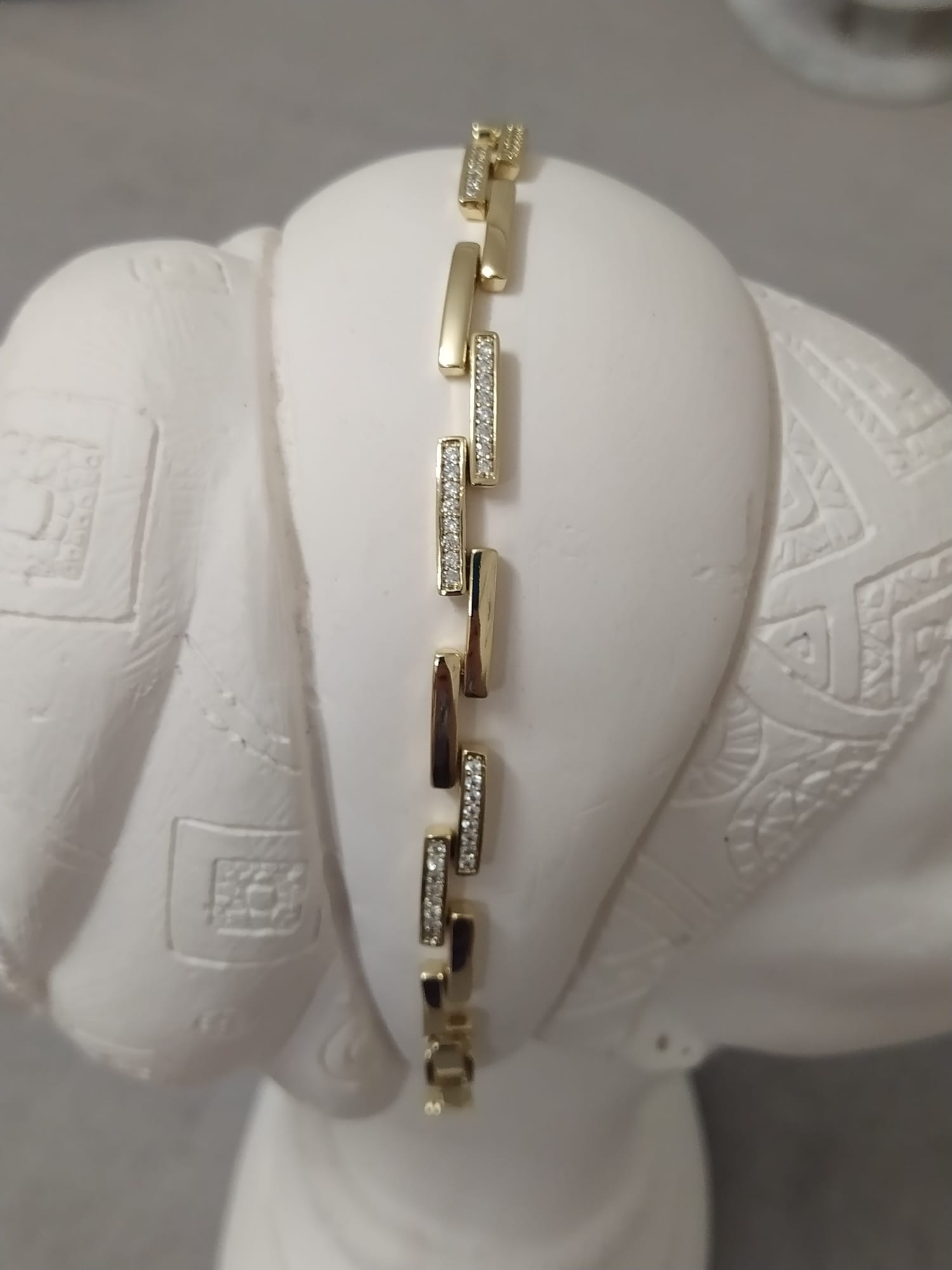 14K Taş Detay Kalem Bileklik