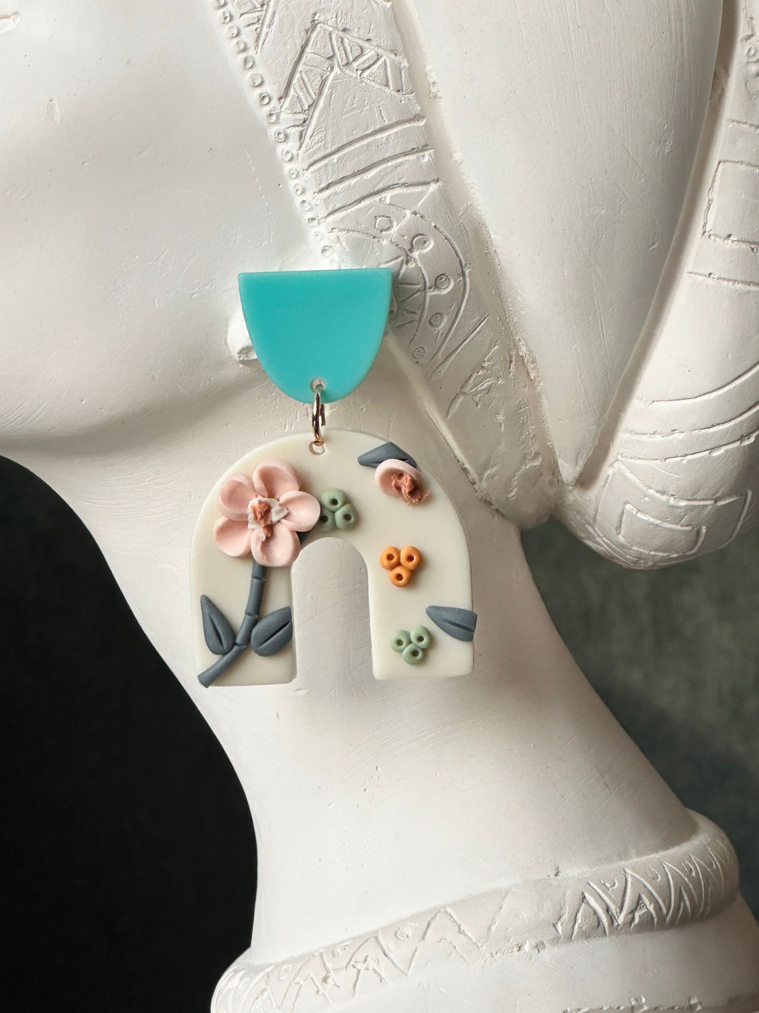 Tablo Küpe Gökkuşağı Model