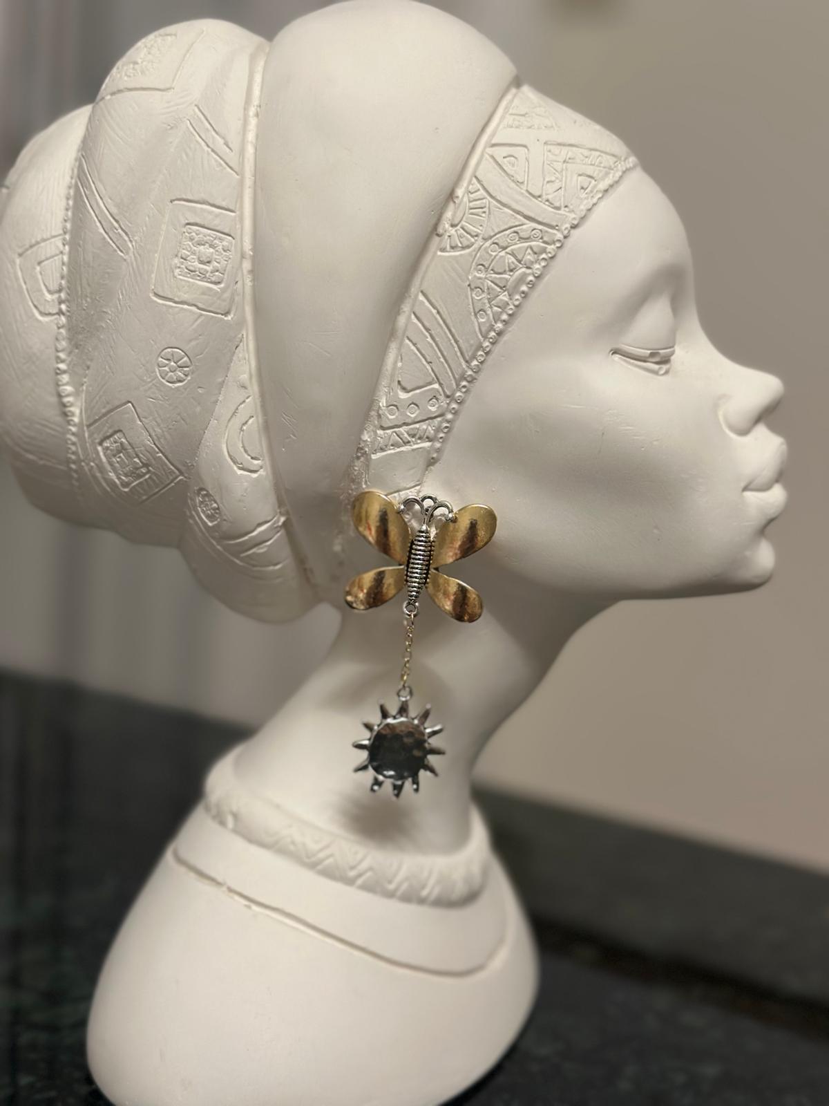 Kelebek Güneş Küpe