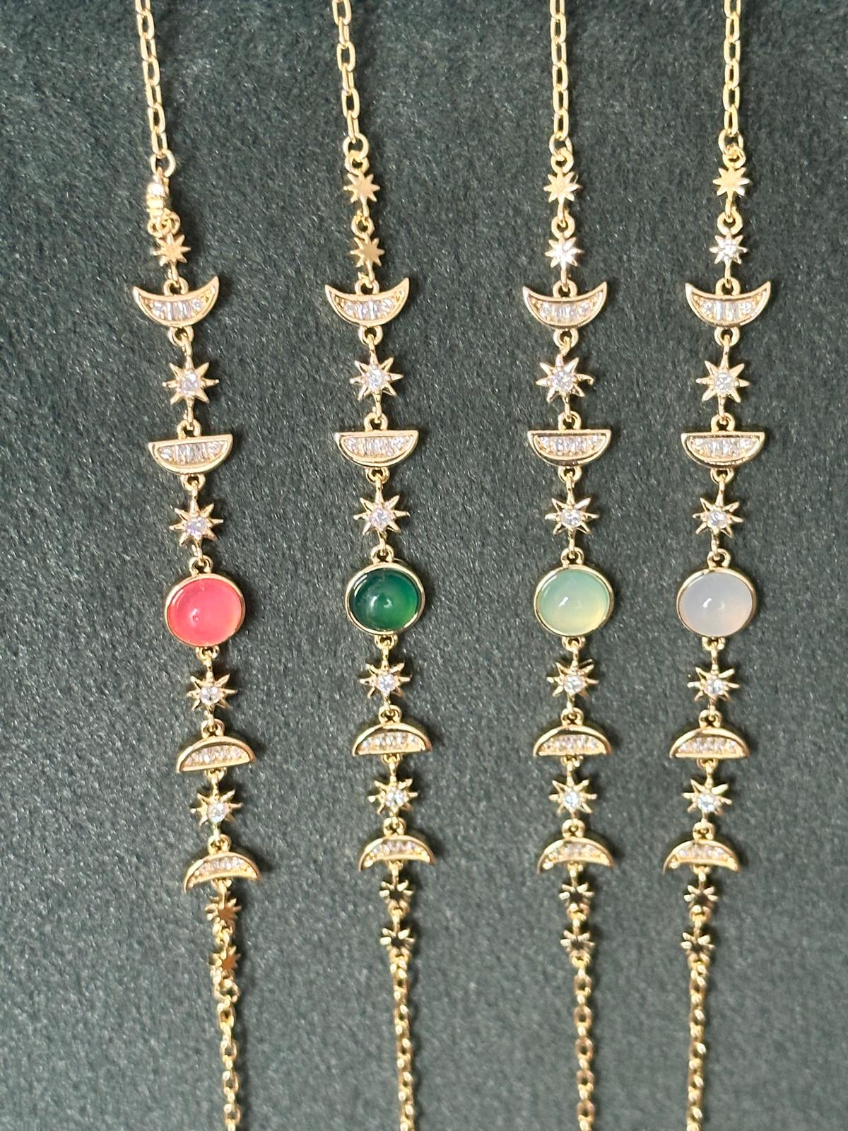 Gold Galaksi Bileklik Renkli