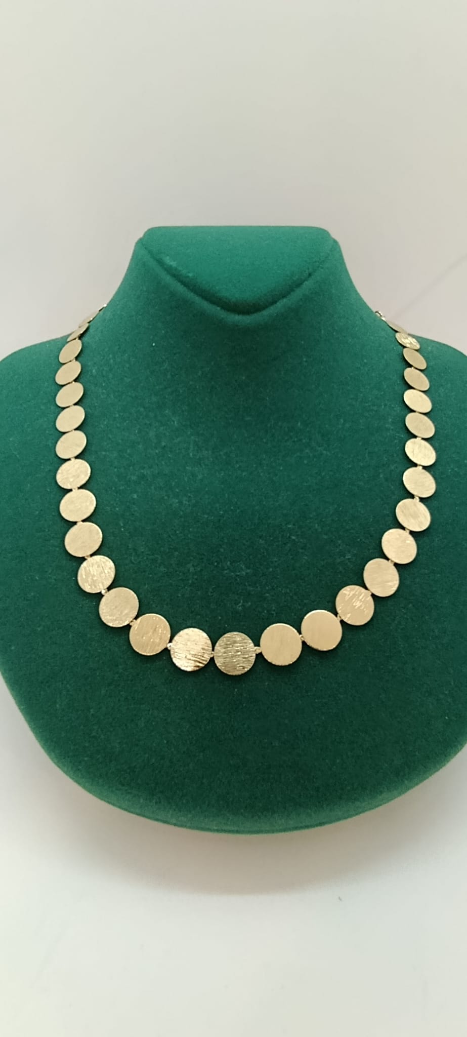 Gold Rengi Pul Kolye